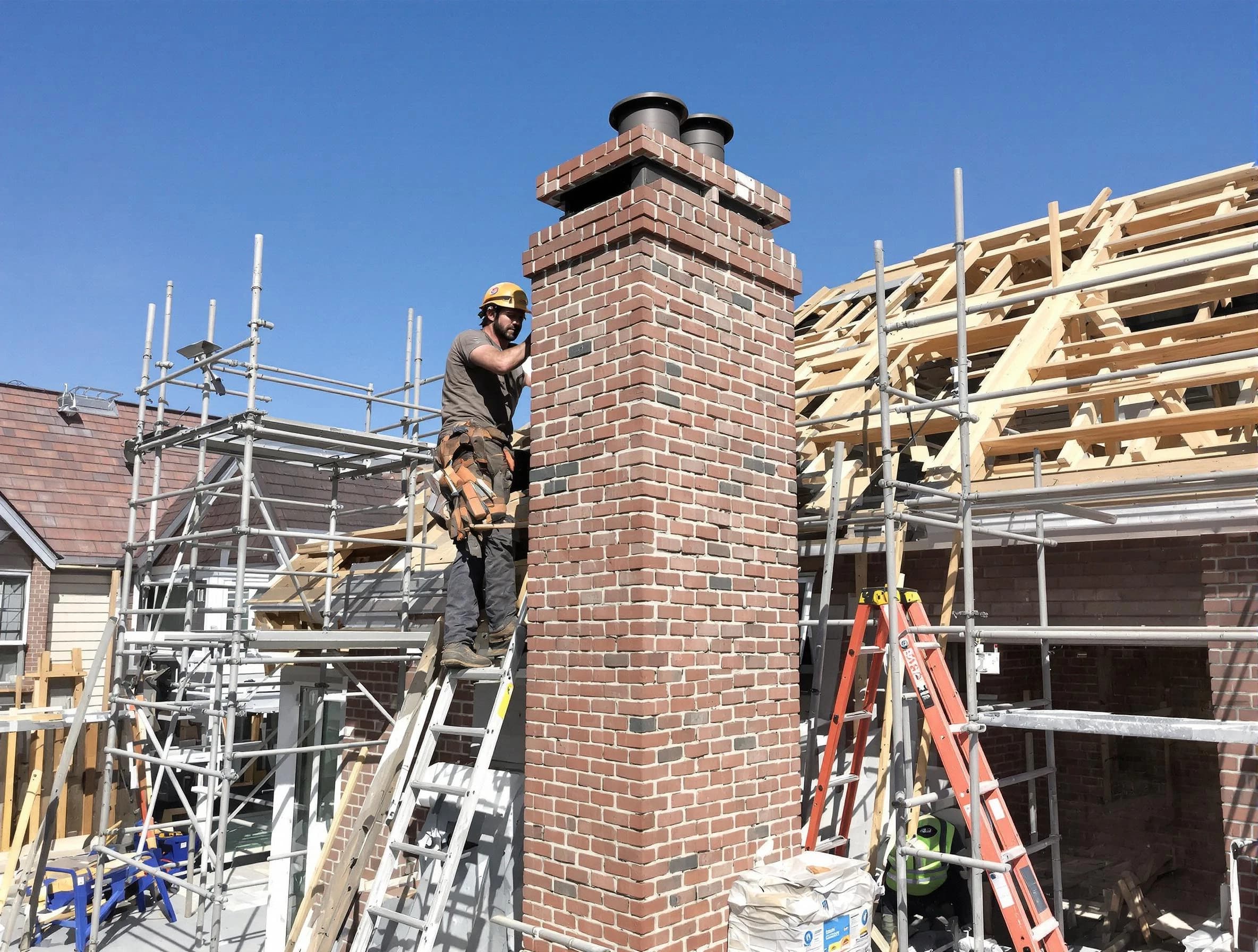 New chimney installation completed by Stoughton Chimney Sweep in Stoughton, MA