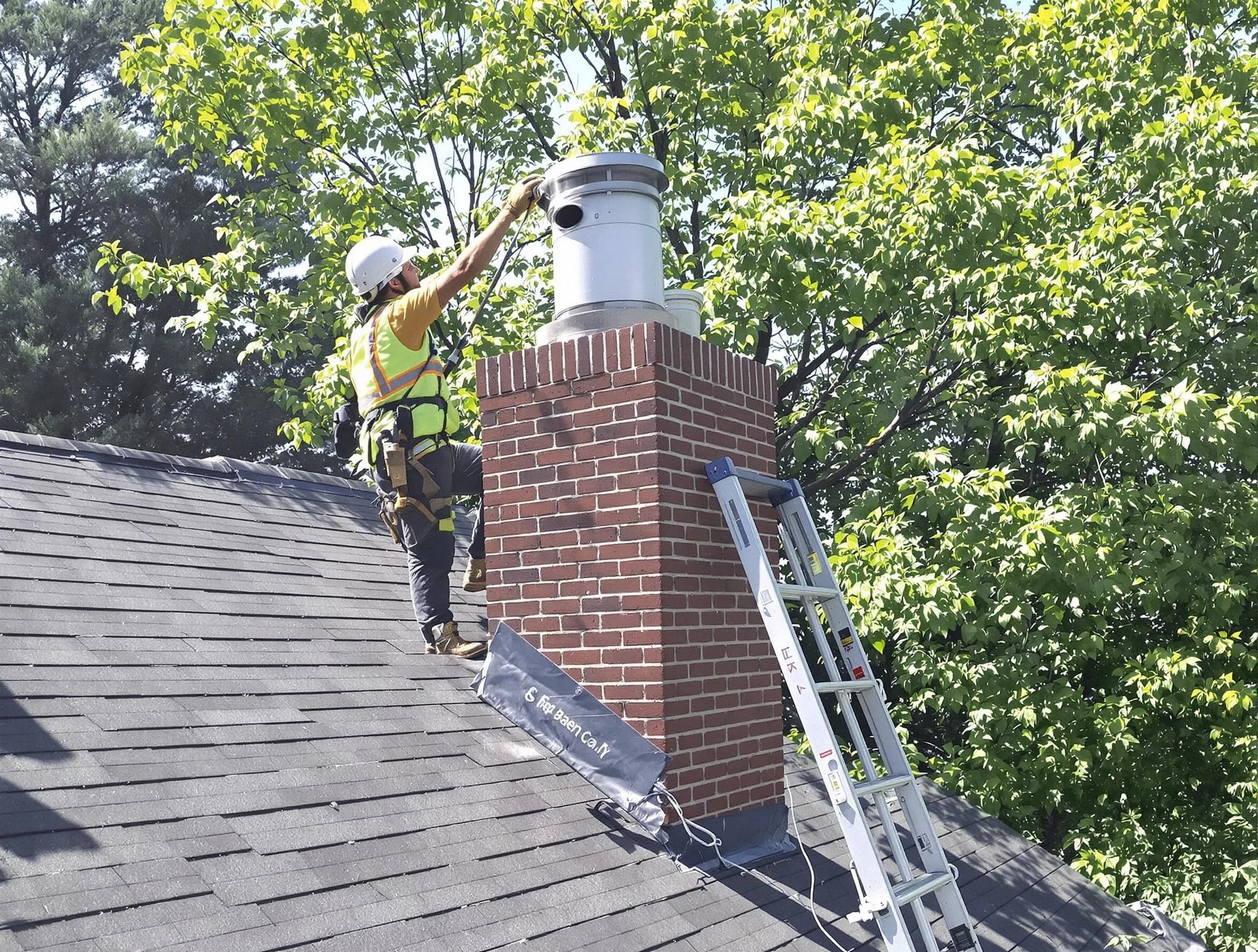 Chimney liner inspection by Stoughton Chimney Sweep in Stoughton, MA