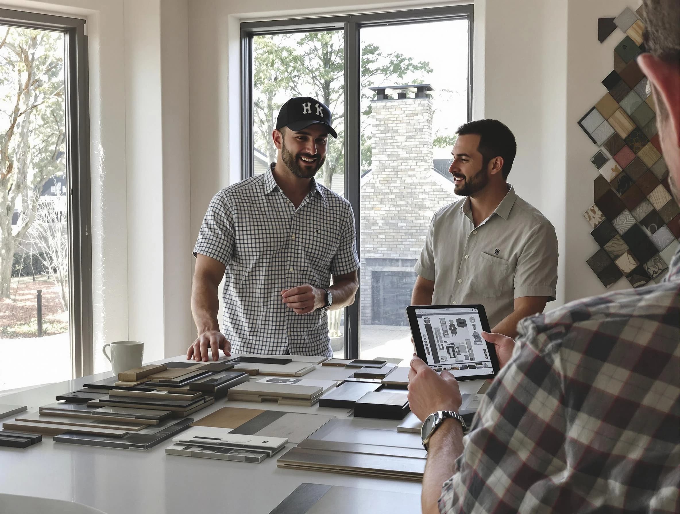 Stoughton Chimney Sweep remodeling a chimney and fireplace in Stoughton, MA