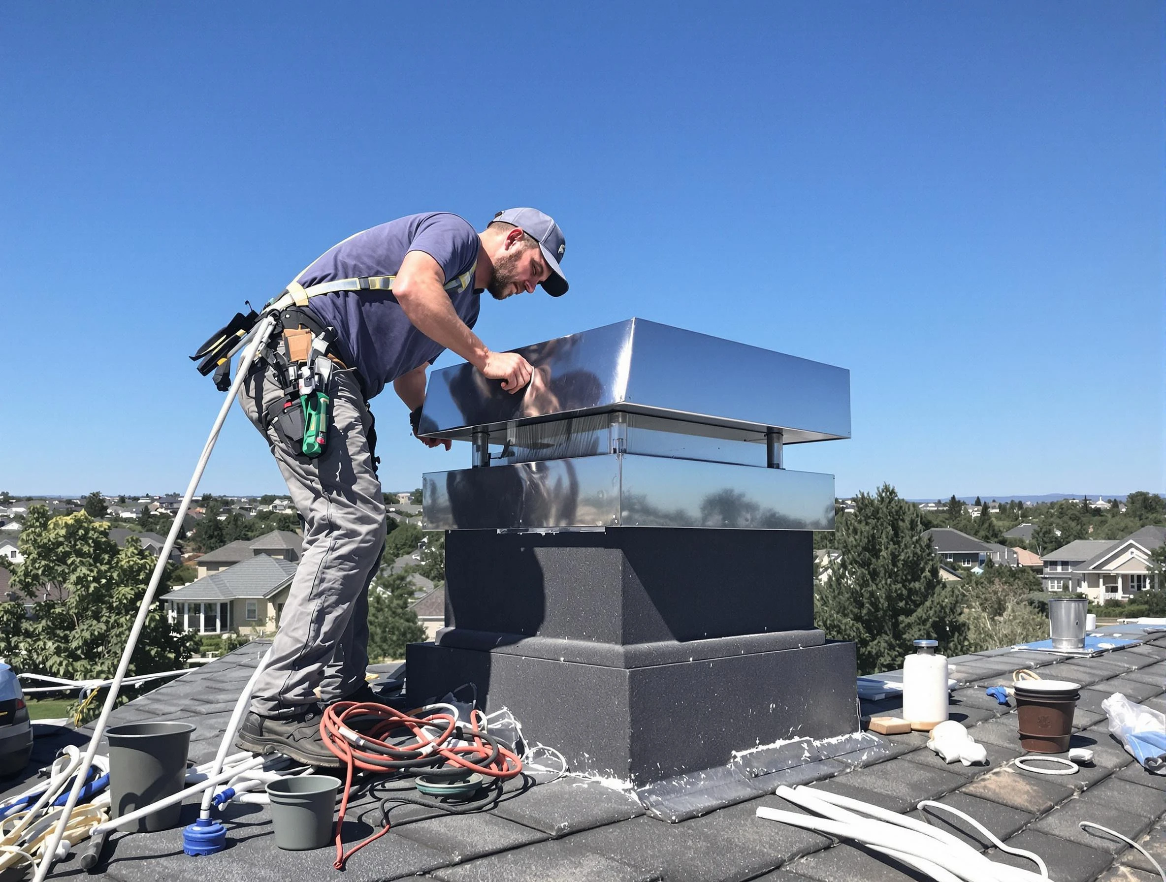 Chimney Cap Services in Stoughton
