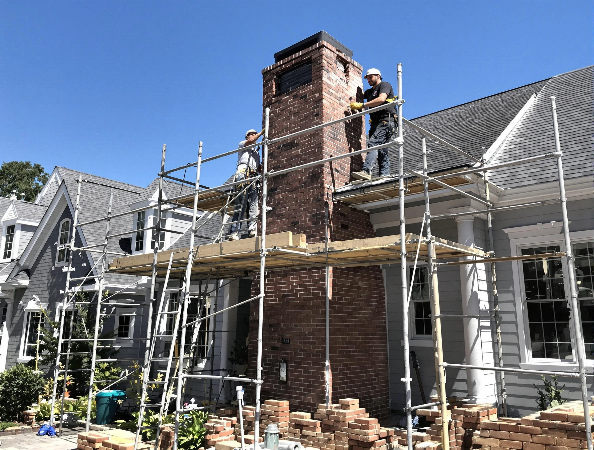 Chimney Rebuilding in Stoughton