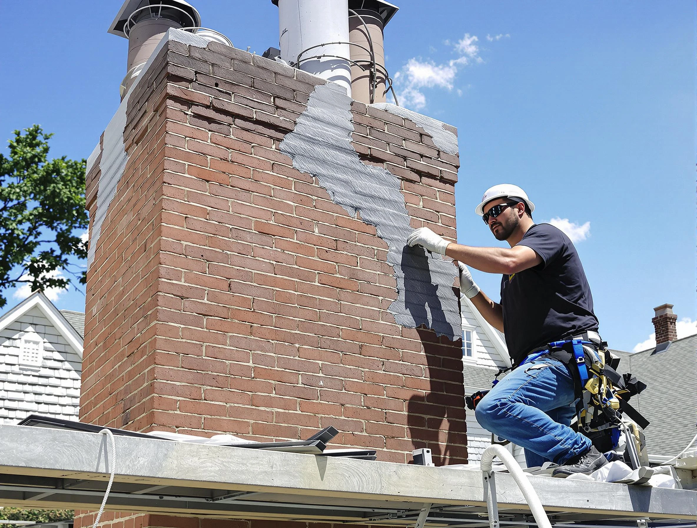 Chimney Restoration in Stoughton