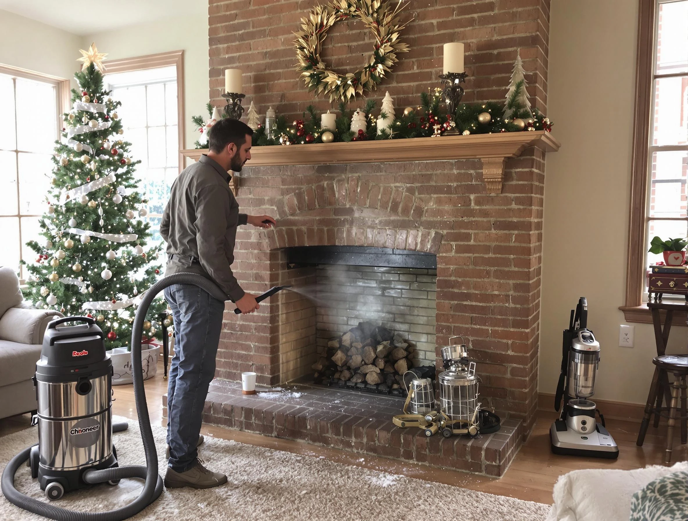 Fireplace Cleaning in Stoughton