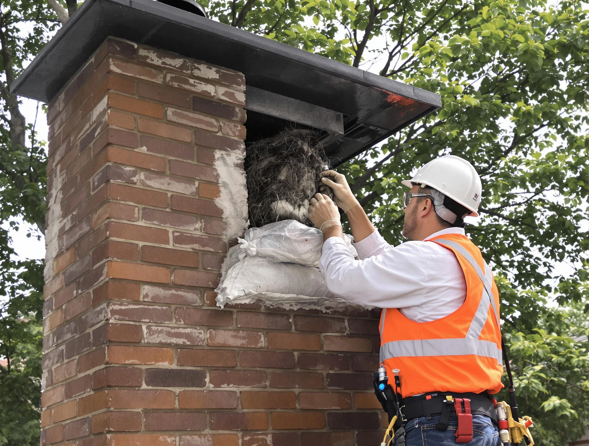 Humane removal of debris and animals by Stoughton Chimney Sweep in Stoughton, MA
