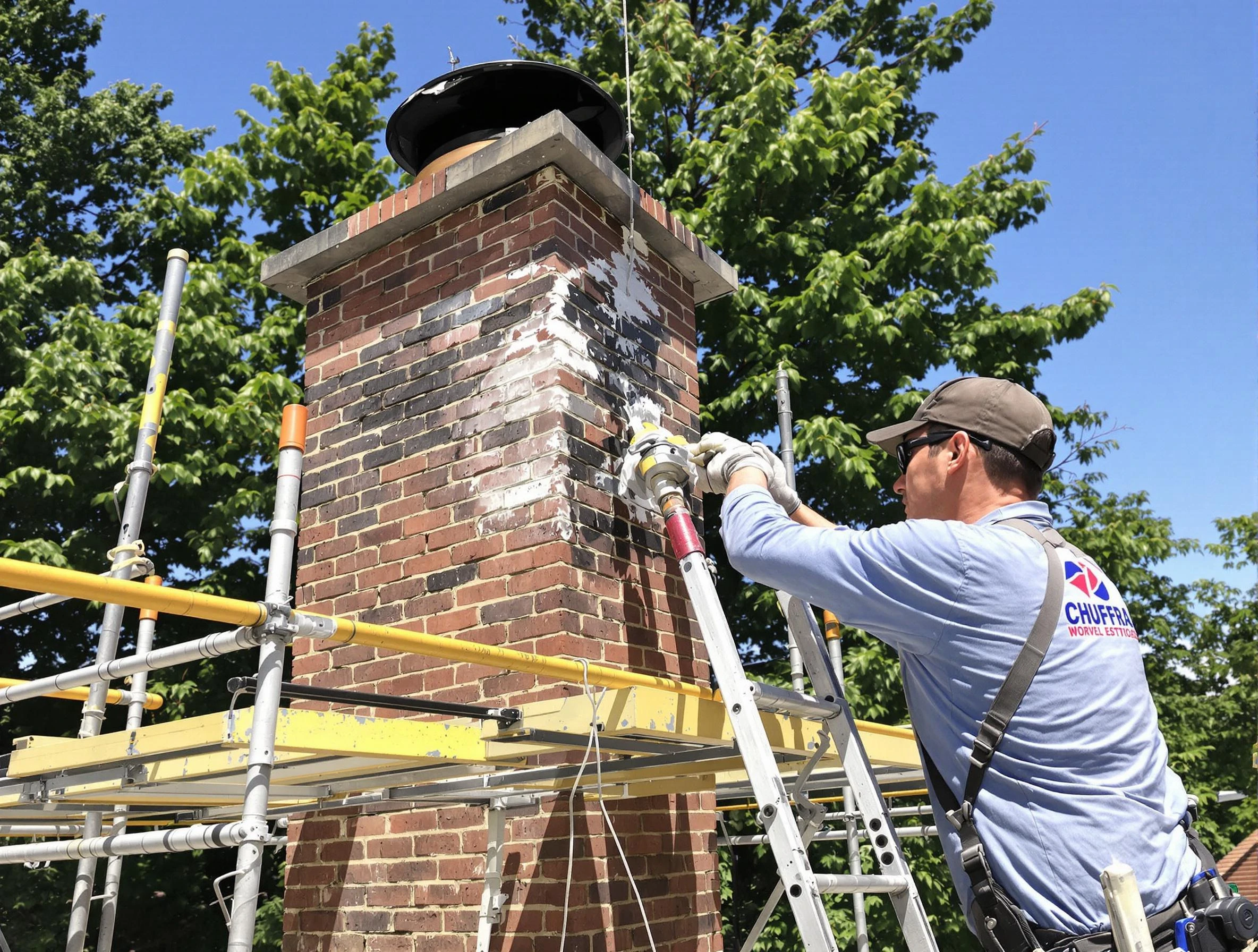 Structural chimney repair by Stoughton Chimney Sweep in Stoughton, MA